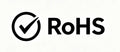 RoHS compliance certification logo with checkmark