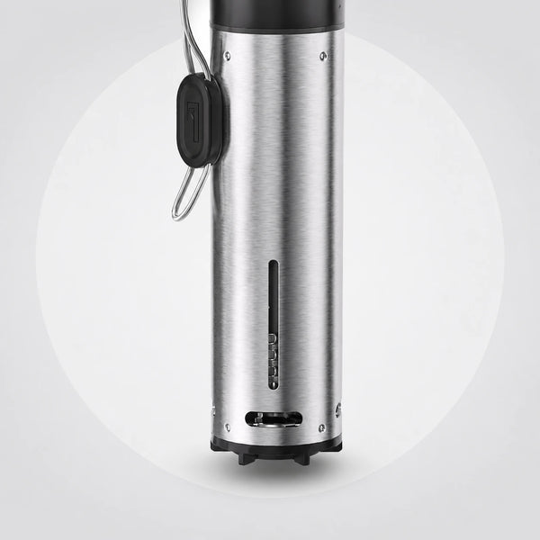 Sous vide precision cooker stainless steel heating body with water level indicators